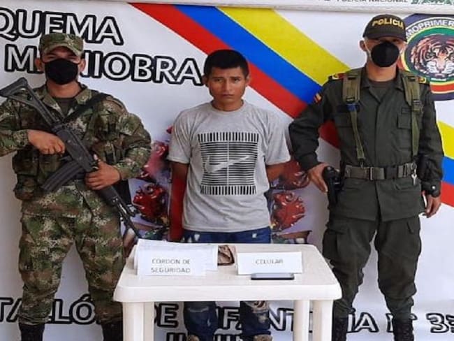 Ejército captura a alias El Indio, presunto explosivista del Clan del Golfo