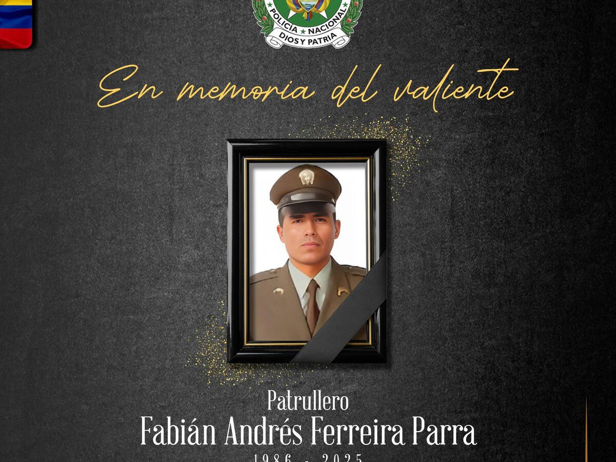 Murió el patrullero herido el 5 de septiembre en un ataque con fusil en el oriente de Cali
