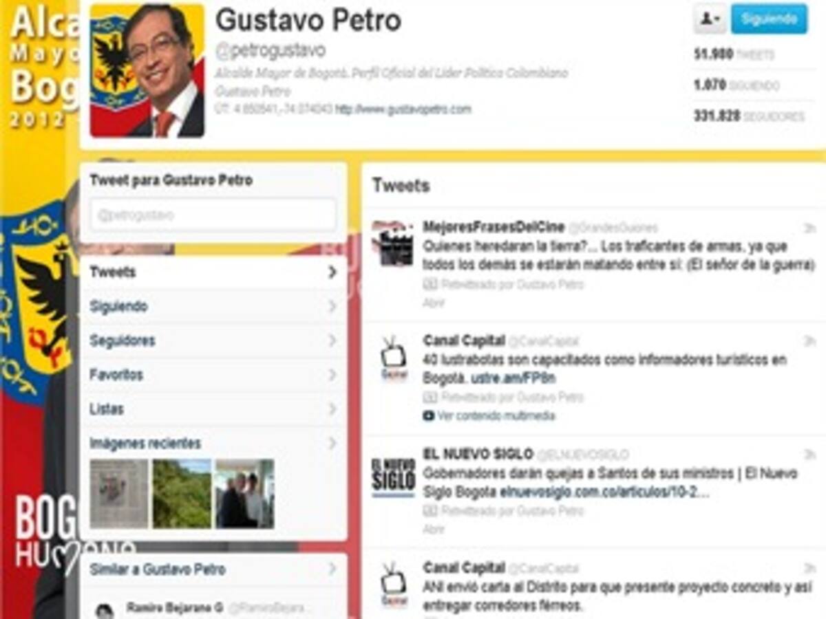Los trinos de Petro y su incomodidad con funcionarios del Gobierno Santos