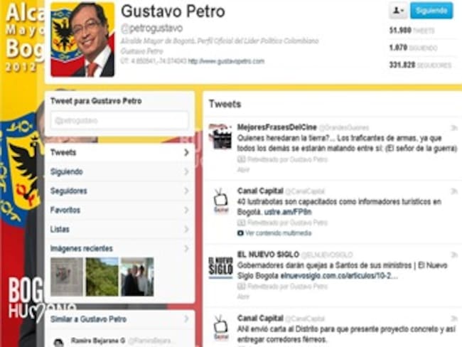 Los trinos de Petro y su incomodidad con funcionarios del Gobierno Santos