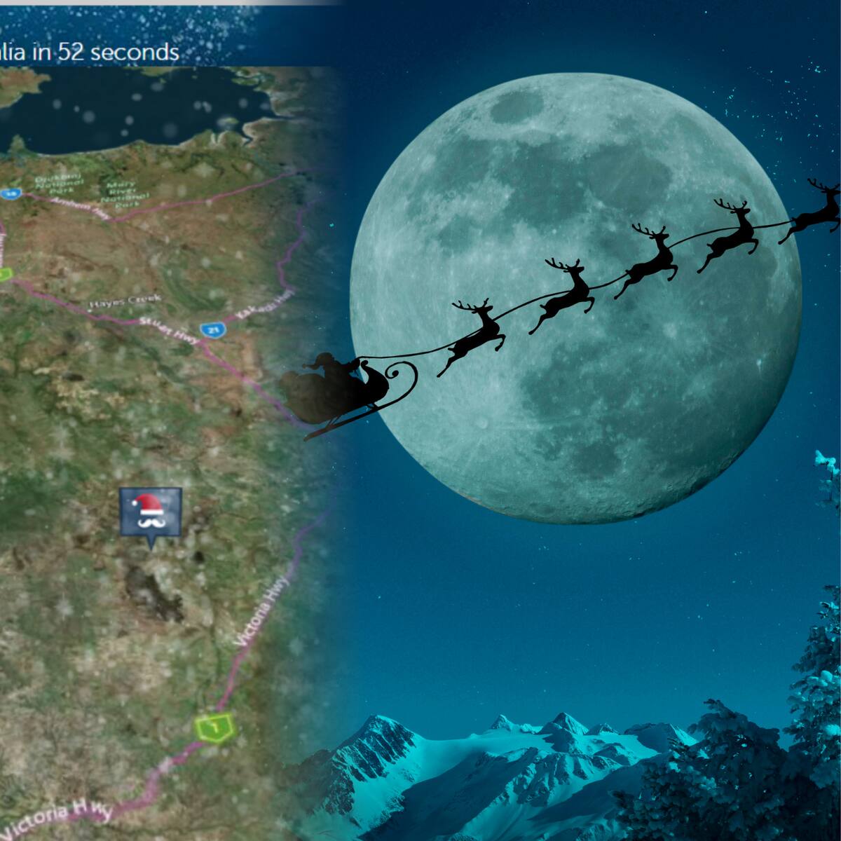 ¿Dónde está Papá Noel?: siga aquí la ruta de entrega de regalos de Navidad