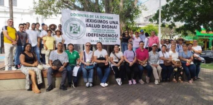 Foto de referencia del paro en La Dorada