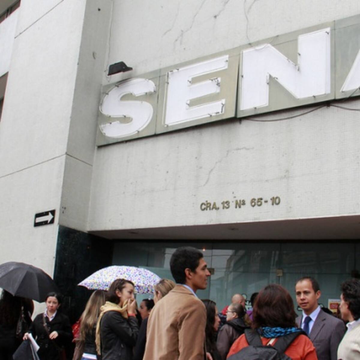 Estudiantes del Sena se manifestaron por recorte presupuestal en Sogamoso