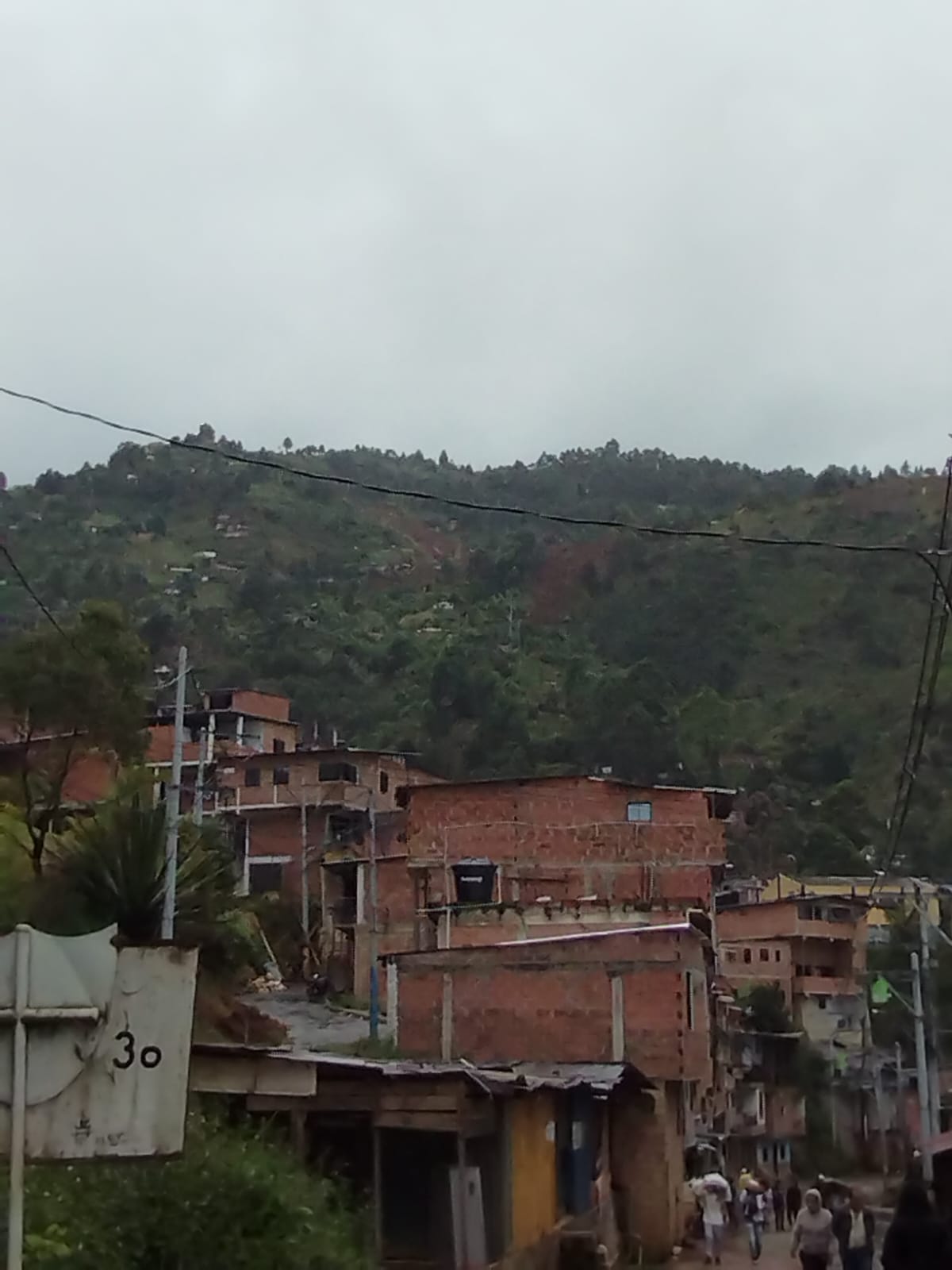 Deslizamientos en Bello, Antioquia. Foto: cortesía.