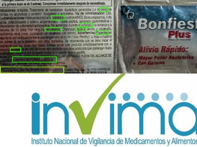 Invima y Bonfiest Plus. Foto: Invima / Suministrada