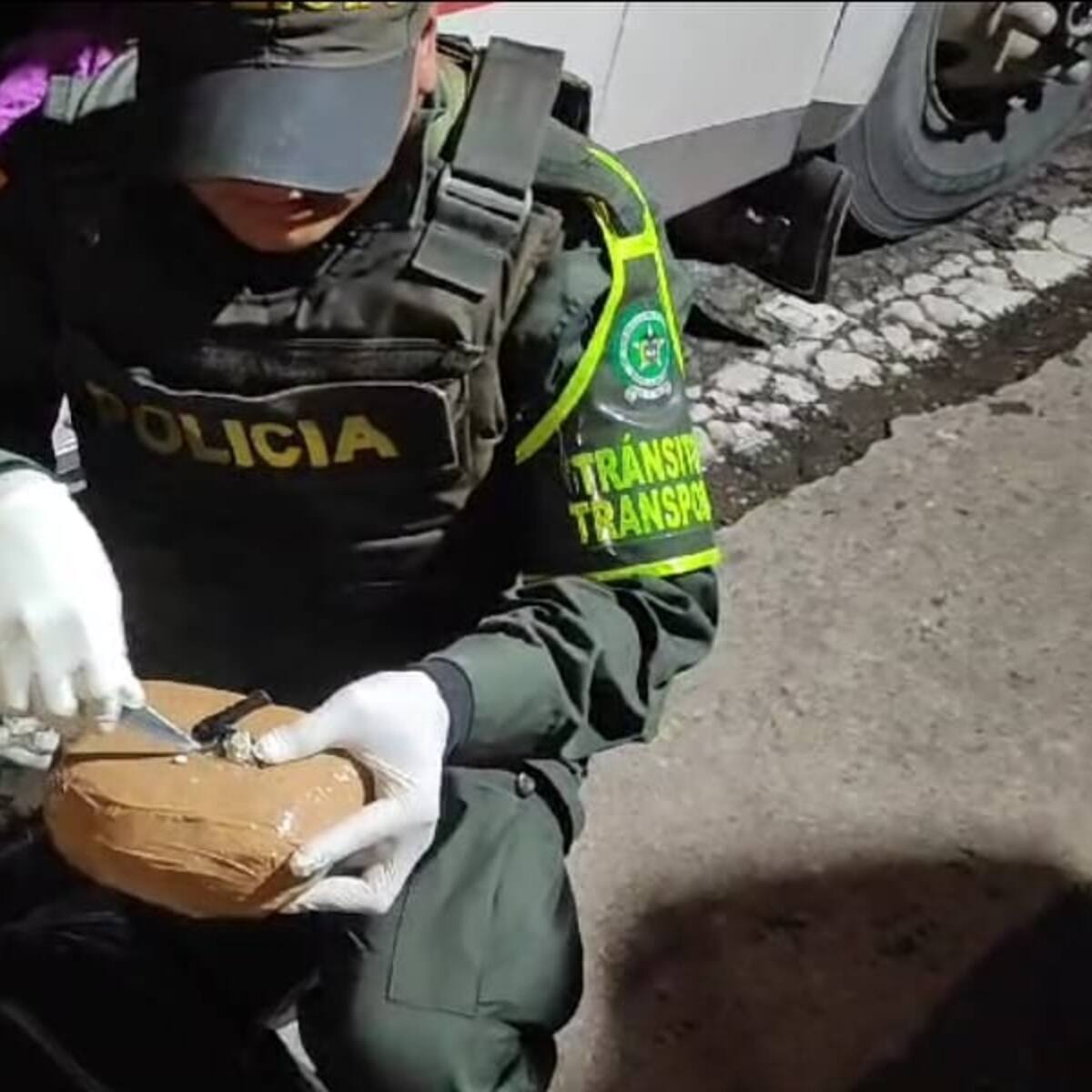 En vías del Huila Incautaron más de 10 kilogramos de pasta base de coca
