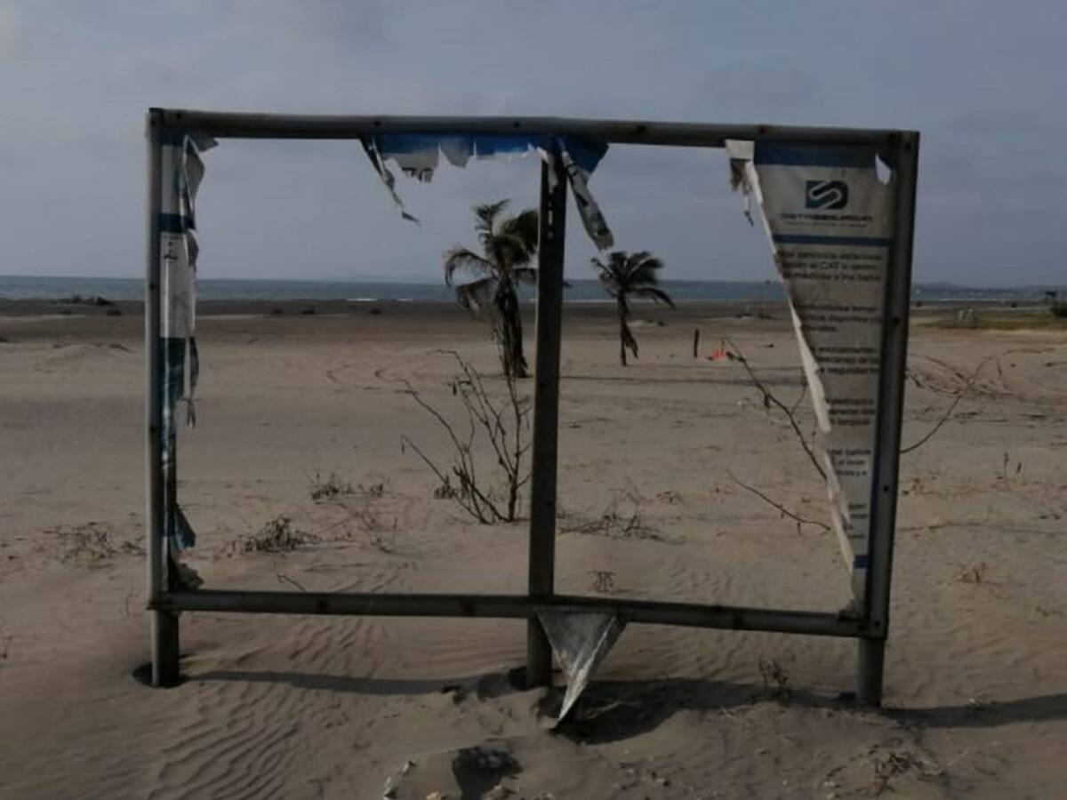 Advierten abandono de Playa Azul La Boquilla en Cartagena