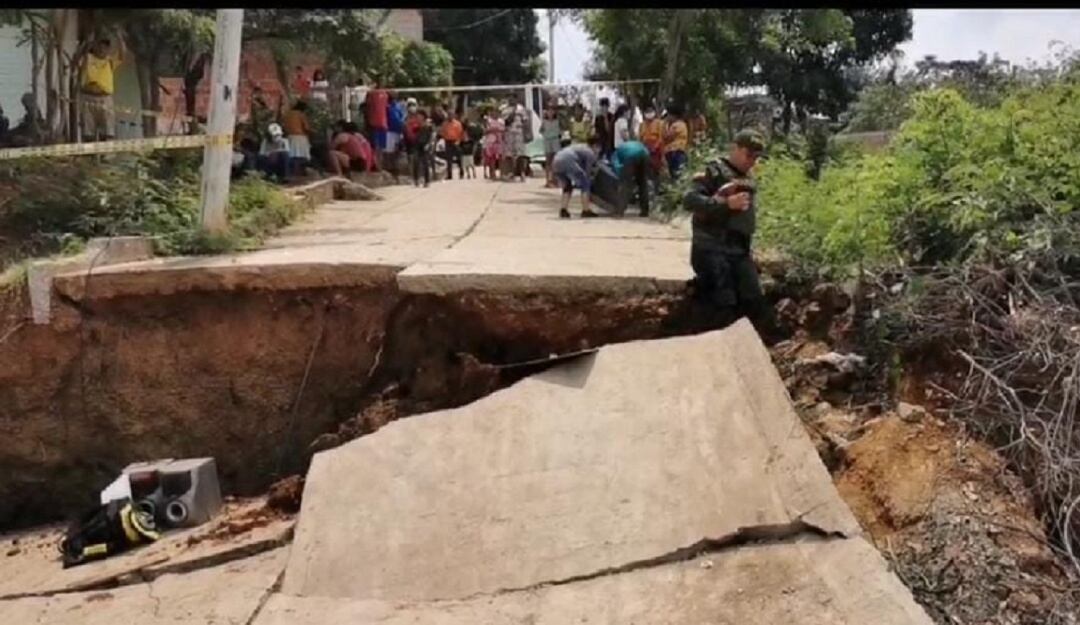 Alerta por remoción de terrenos