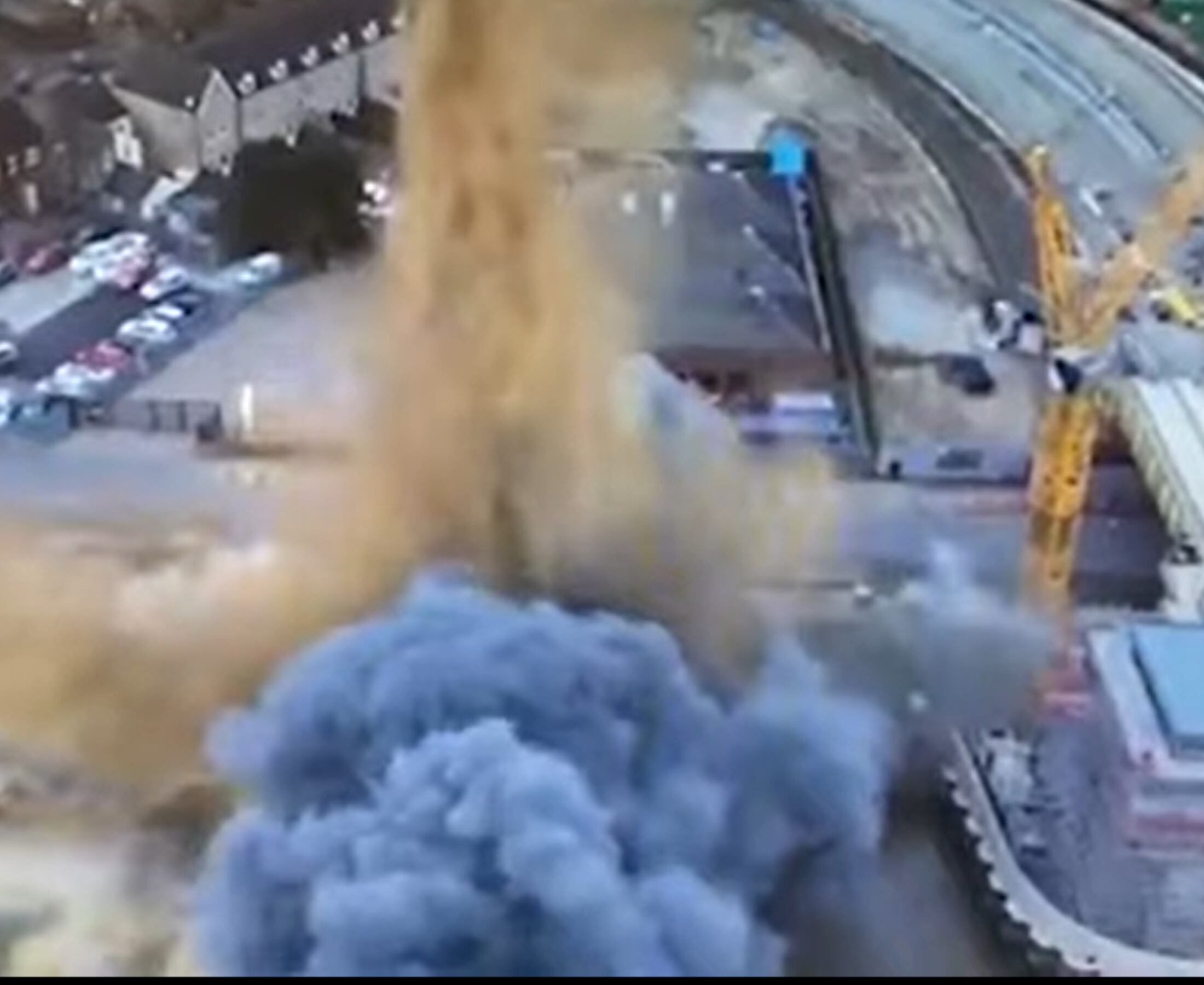 Bomba de la segunda guerra mundial explotó en Inglaterra - Cortesía