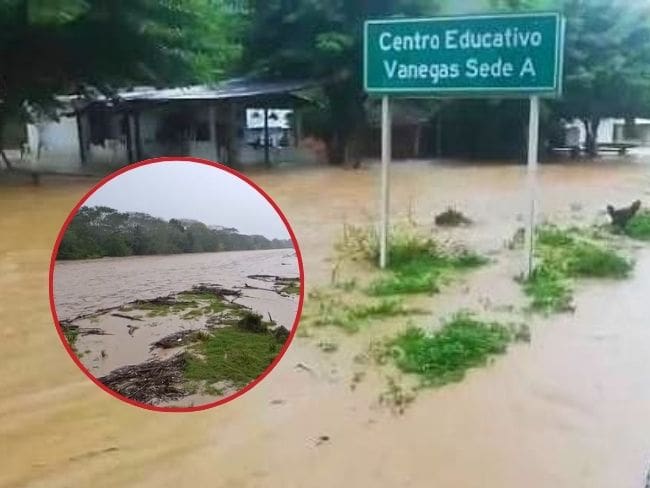 Invierno pone en jaque a Santander. Investigan si hay personas desaparecidas en Lebrija