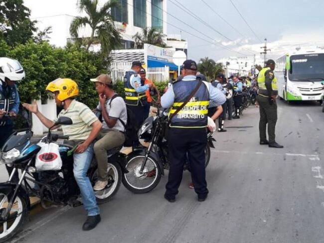 Extienden medida de pico y placa para motocicletas en Cartagena
