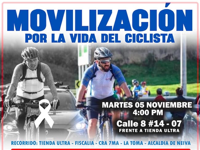 En señal de duelo y solidaridad, se ha pedido a los asistentes vestir de blanco. Foto Ultra Neiva.