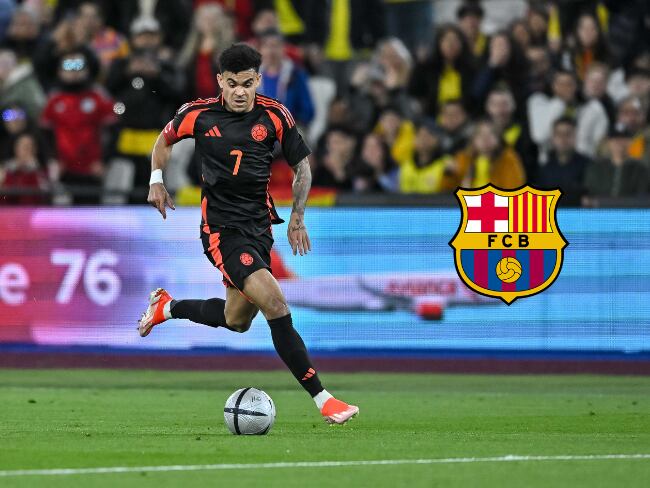 Luis Díaz con la Selección Colombia/ Getty