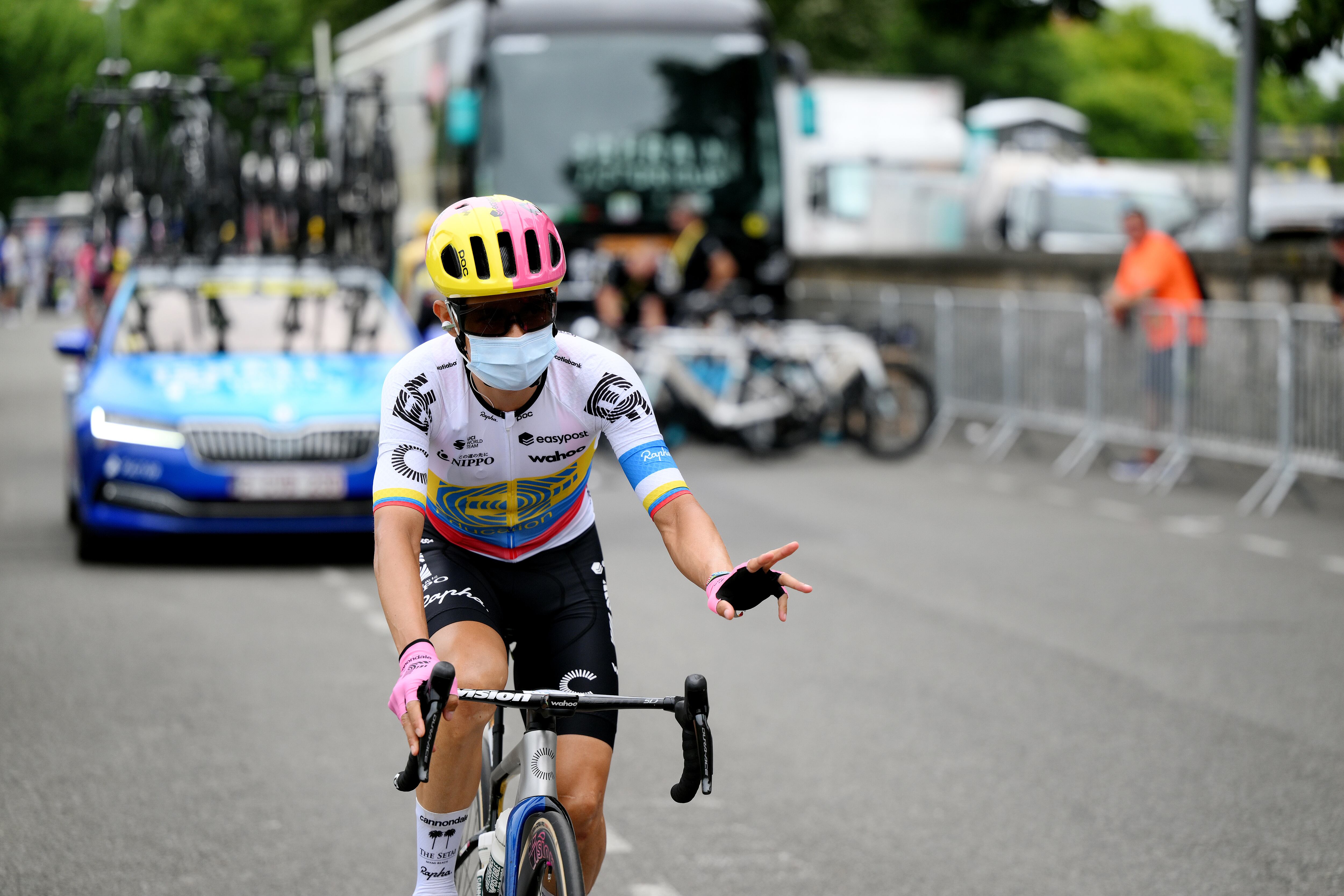 Esteban Chaves de Colombia y del Team EF Education-EasyPost. (Photo by David Ramos/Getty Images)