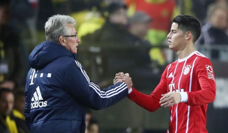 Heynckes y James Rodríguez