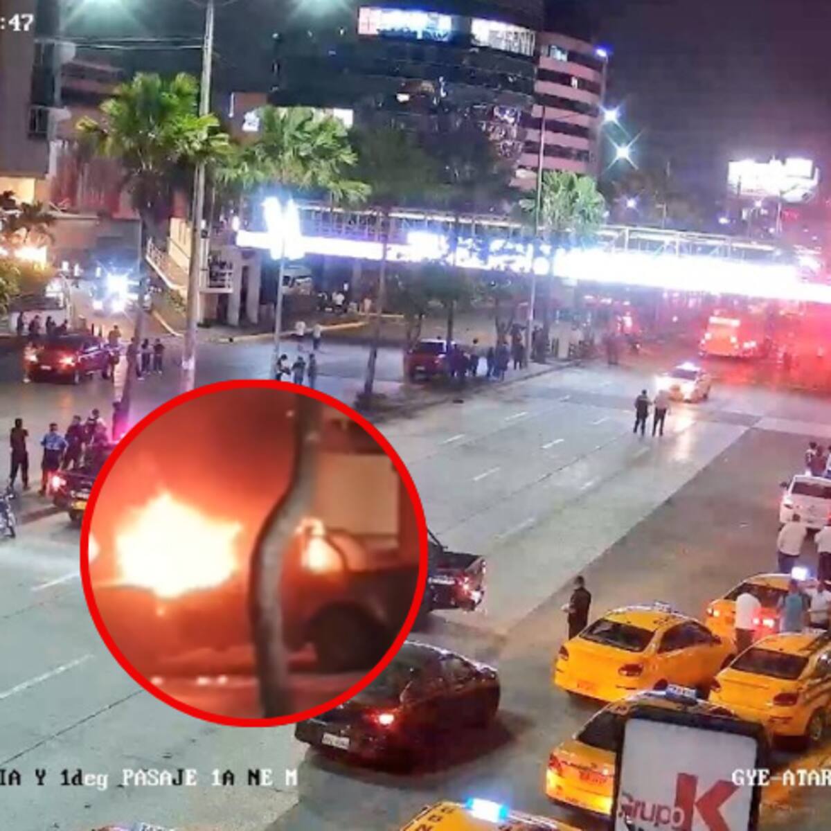Al menos un muerto y varios heridos por la explosión de un vehículo en Guayaquil, Ecuador