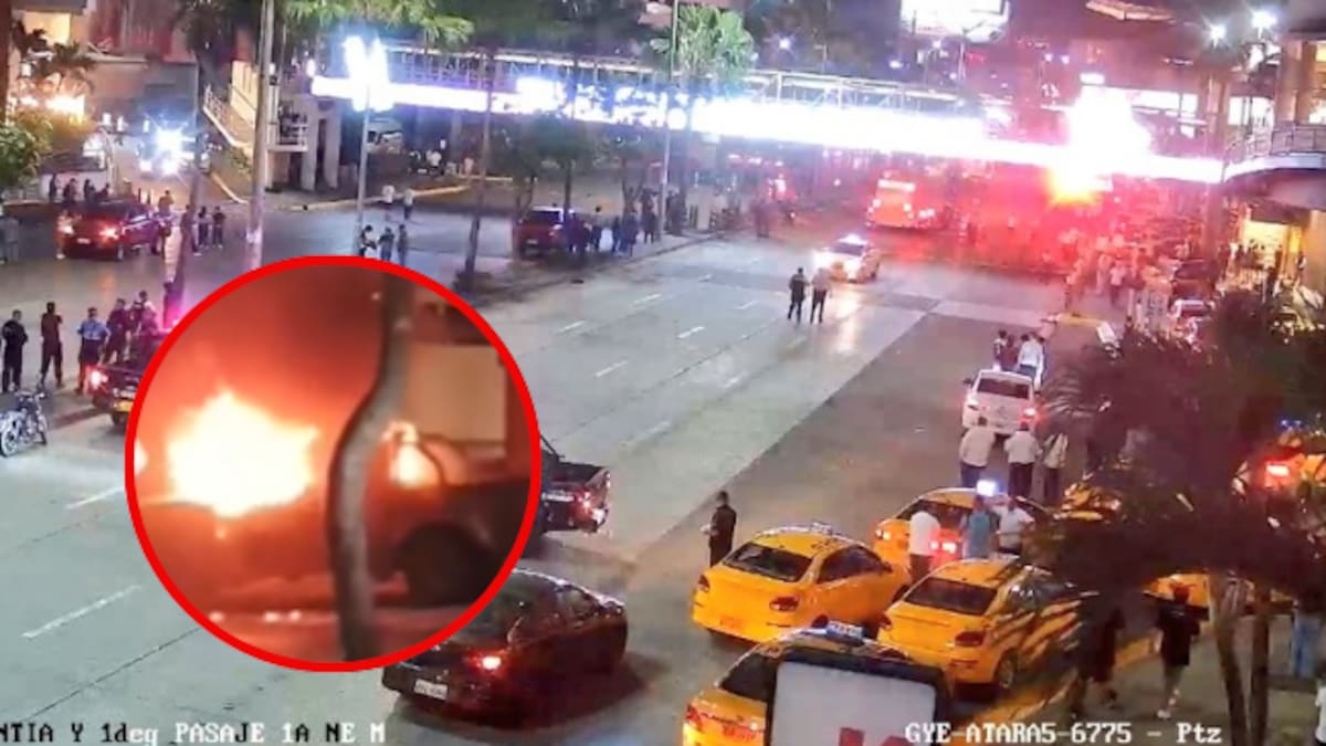 Al menos un muerto y varios heridos por la explosión de un vehículo en Guayaquil, Ecuador