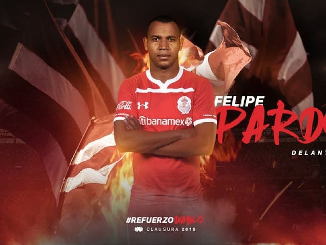 Felipe Pardo es nuevo jugador del Toluca de México