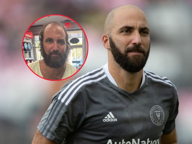 Así luce hoy el Gonzalo Higuaín: Esta es la fotografía del exfutbolista que se hizo viral. Getty /Redes sociales