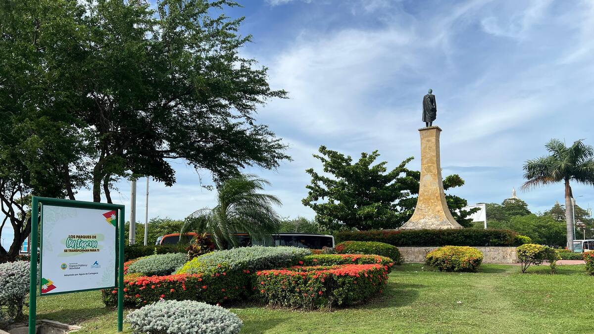 Aguas de Cartagena aporta oxígeno a la ciudad con la conservación de 30 parques y zonas verdes