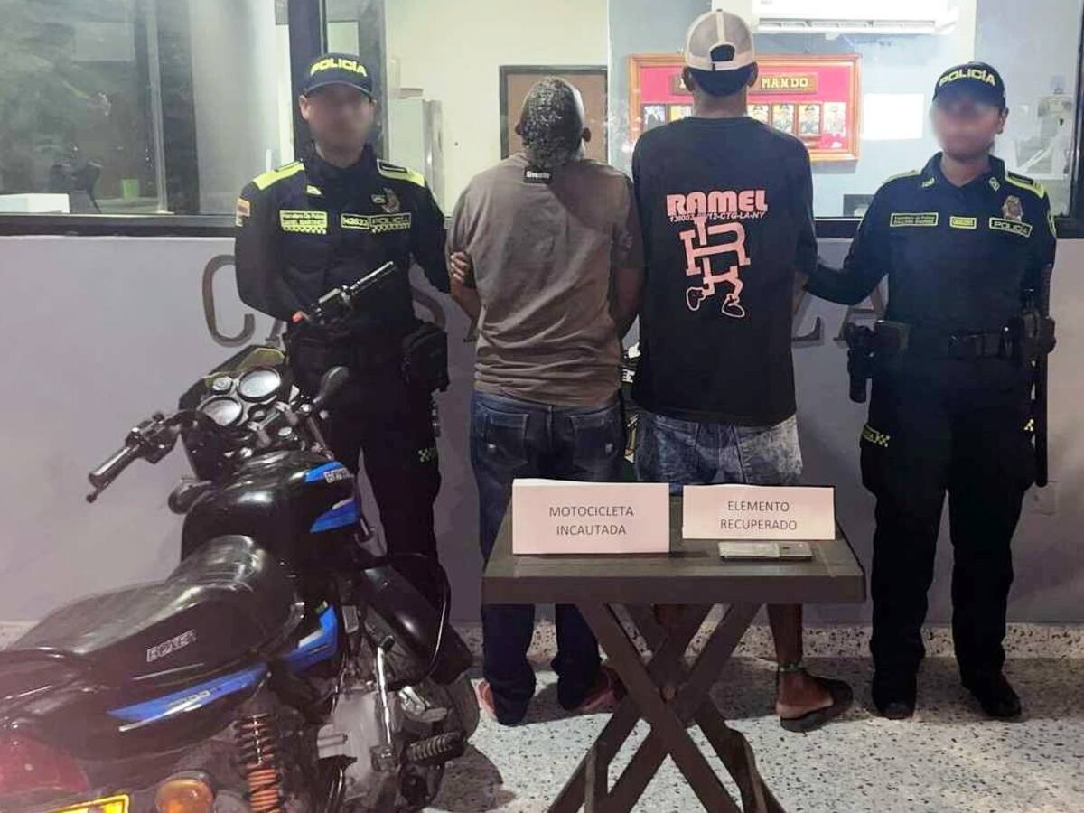 En el barrio Lo Amador, capturados dos presuntos delincuentes por el delito de hurto