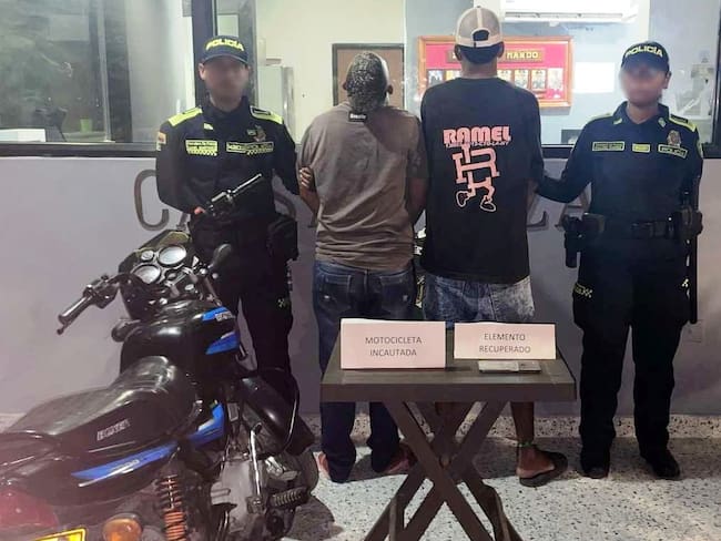 En el barrio Lo Amador, capturados dos presuntos delincuentes por el delito de hurto