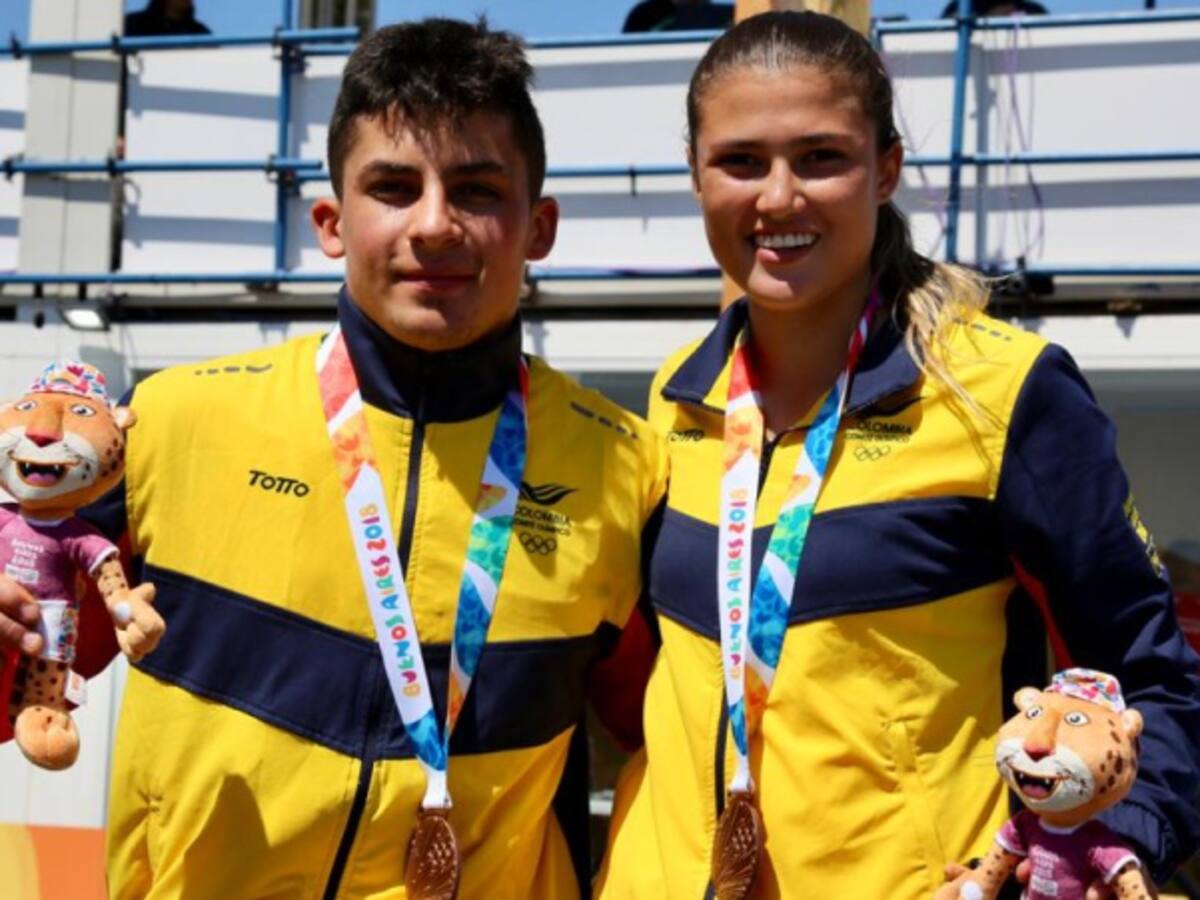 Gabriela Bolle y Juan Ramírez logran bronce en Olímpicos de la Juventud
