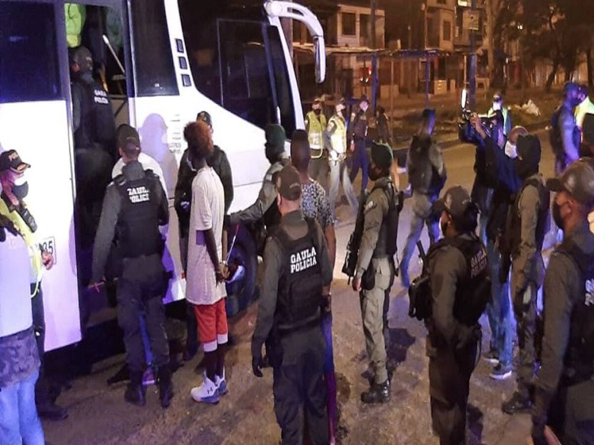 En 48 horas la Policía en Cali realizó dos operativos con capturas masivas