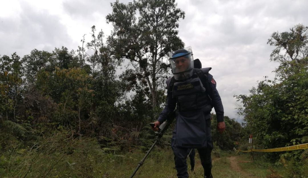 suministrada Batallón de Desminado Humanitario Número 2 