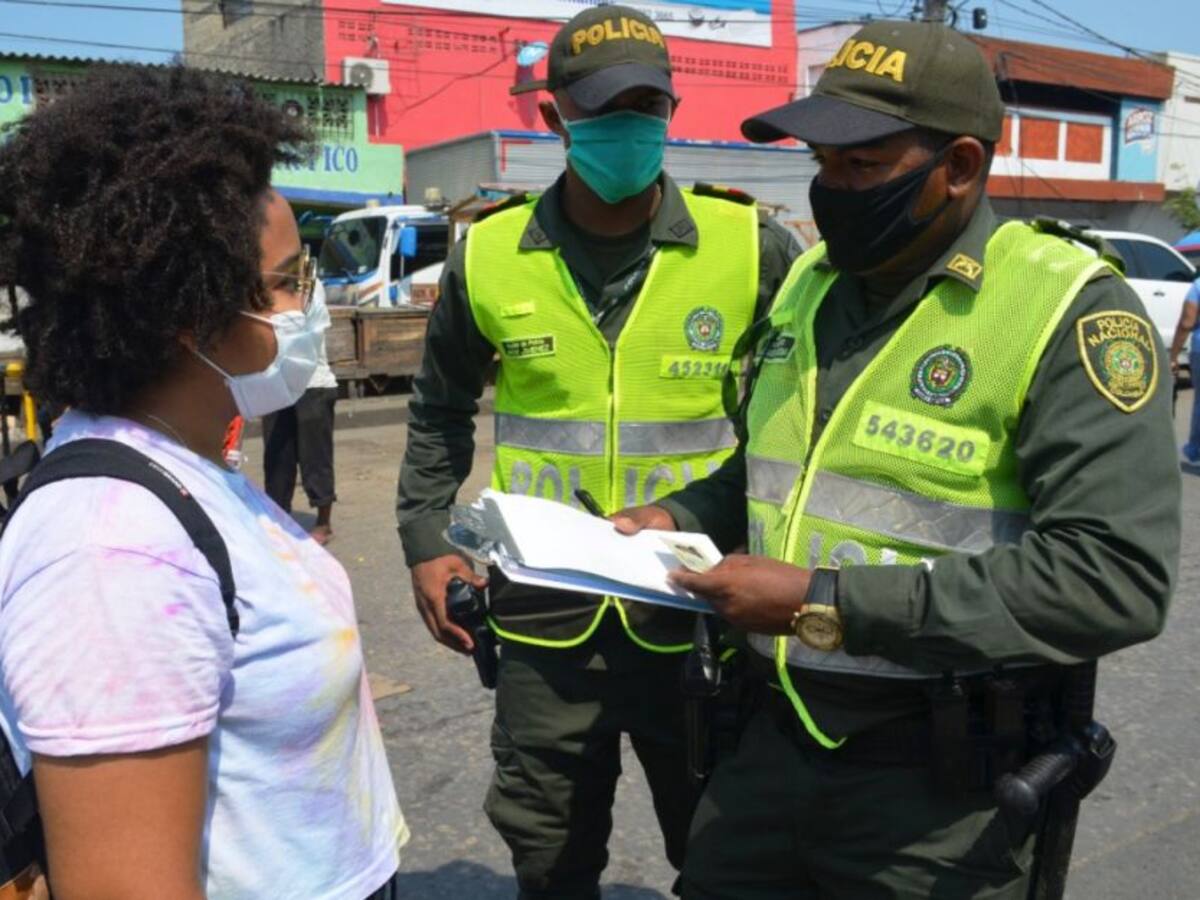Más de mil comparendos impuestos durante día de las madres en Cartagena
