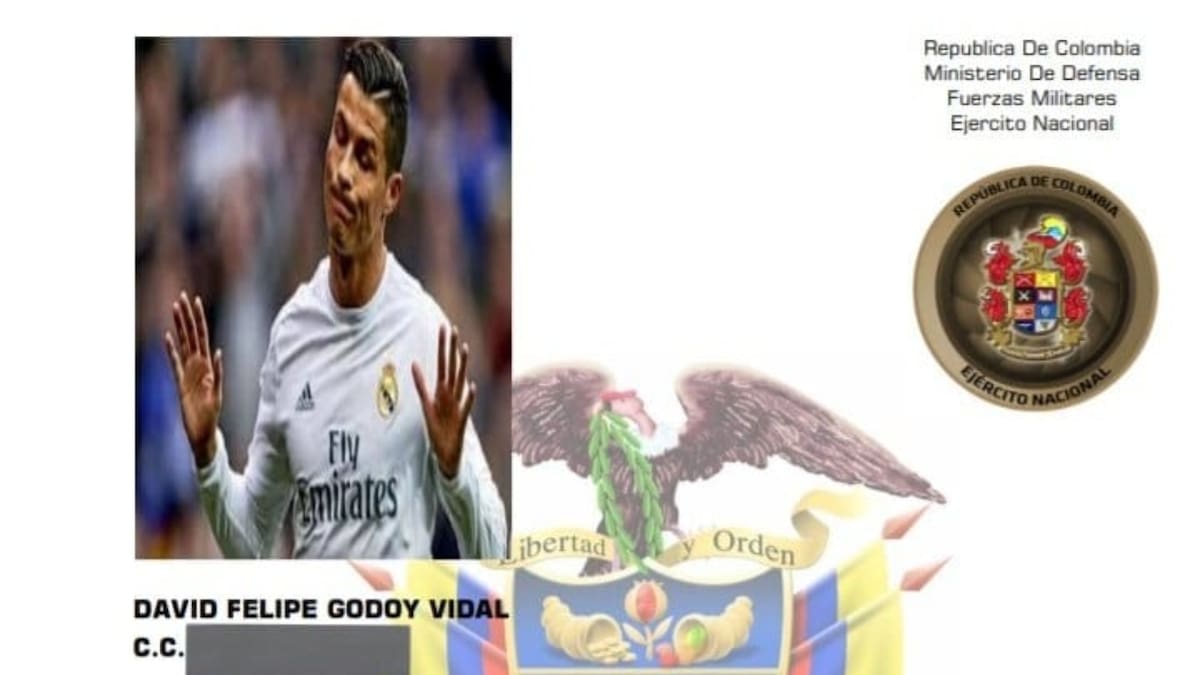 “Yo no subí esa imagen”: David Godoy sobre foto de Cristiano Ronaldo en su libreta militar