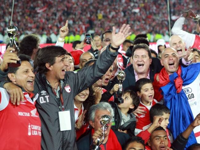 Escuche los minutos finales del octavo título de Independiente Santa Fe