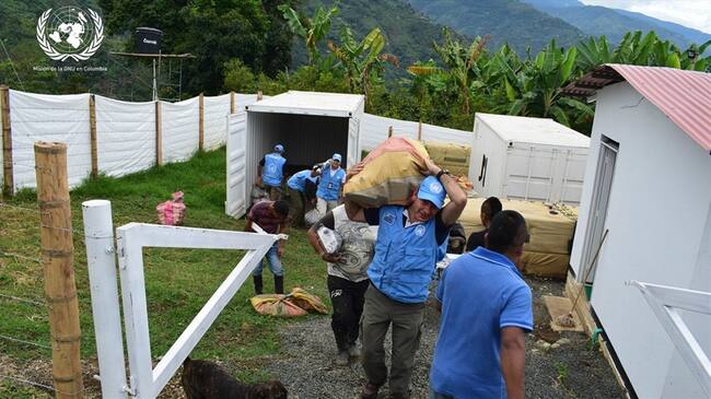 Armamento FARC. Foto: Cortesía: Misión ONU