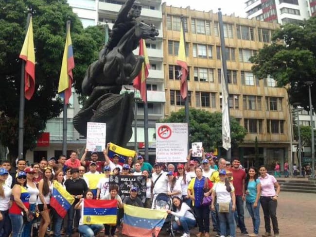 Colonia venezolana en Pereira respalda operación libertad