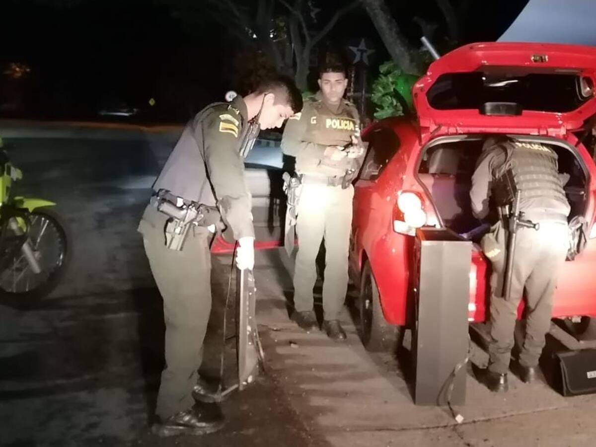 En el Tolima capturaron a los integrantes de la banda del carro rojo