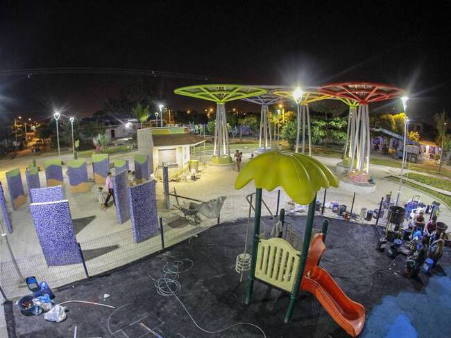 Inauguran parque de la Felicidad en el sur de Cartagena