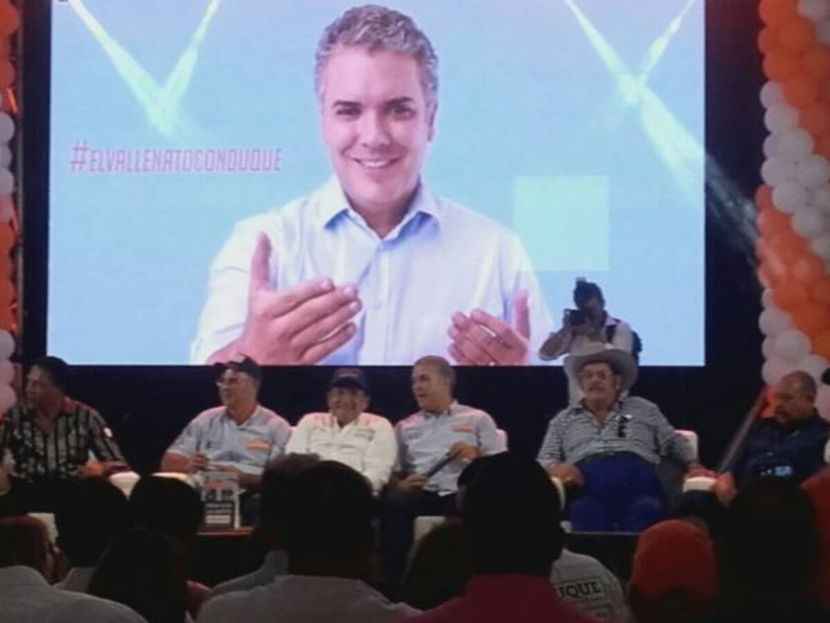 Vallenatos ofrecen respaldo a la campaña de Iván Duque