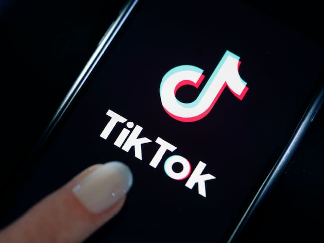PARIS, FRANCE - MARCH 05: In this photo illustration, the social media application logo, Tik Tok is displayed on the screen of an iPhone on March 05, 2019 in Paris, France. (Photo by Chesnot/Getty Images)