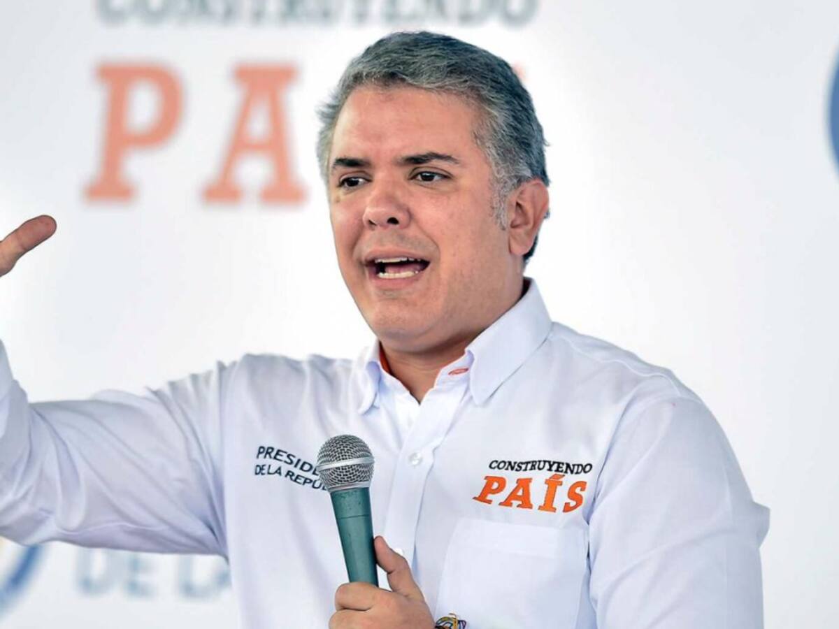 Duque: "No queremos que las drogas se vuelvan a tomar la sociedad”