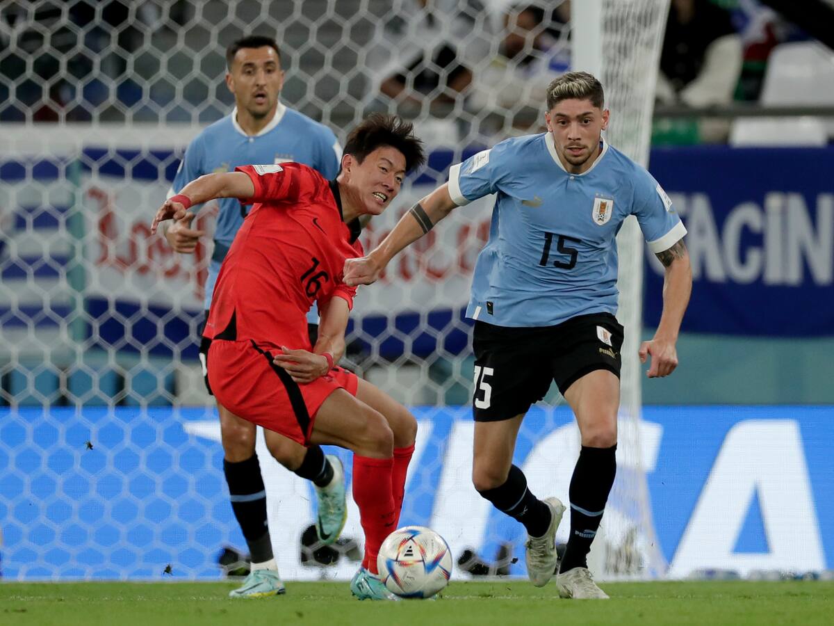 Uruguay no pudo con Corea del Sur en su primera partido del Mundial