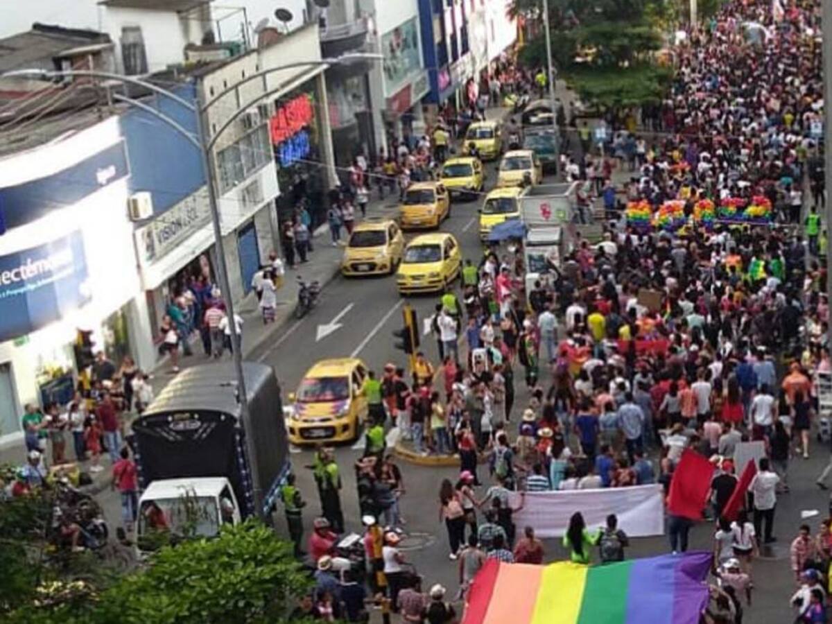 Gran marcha Lgtbiq en Bucaramanga