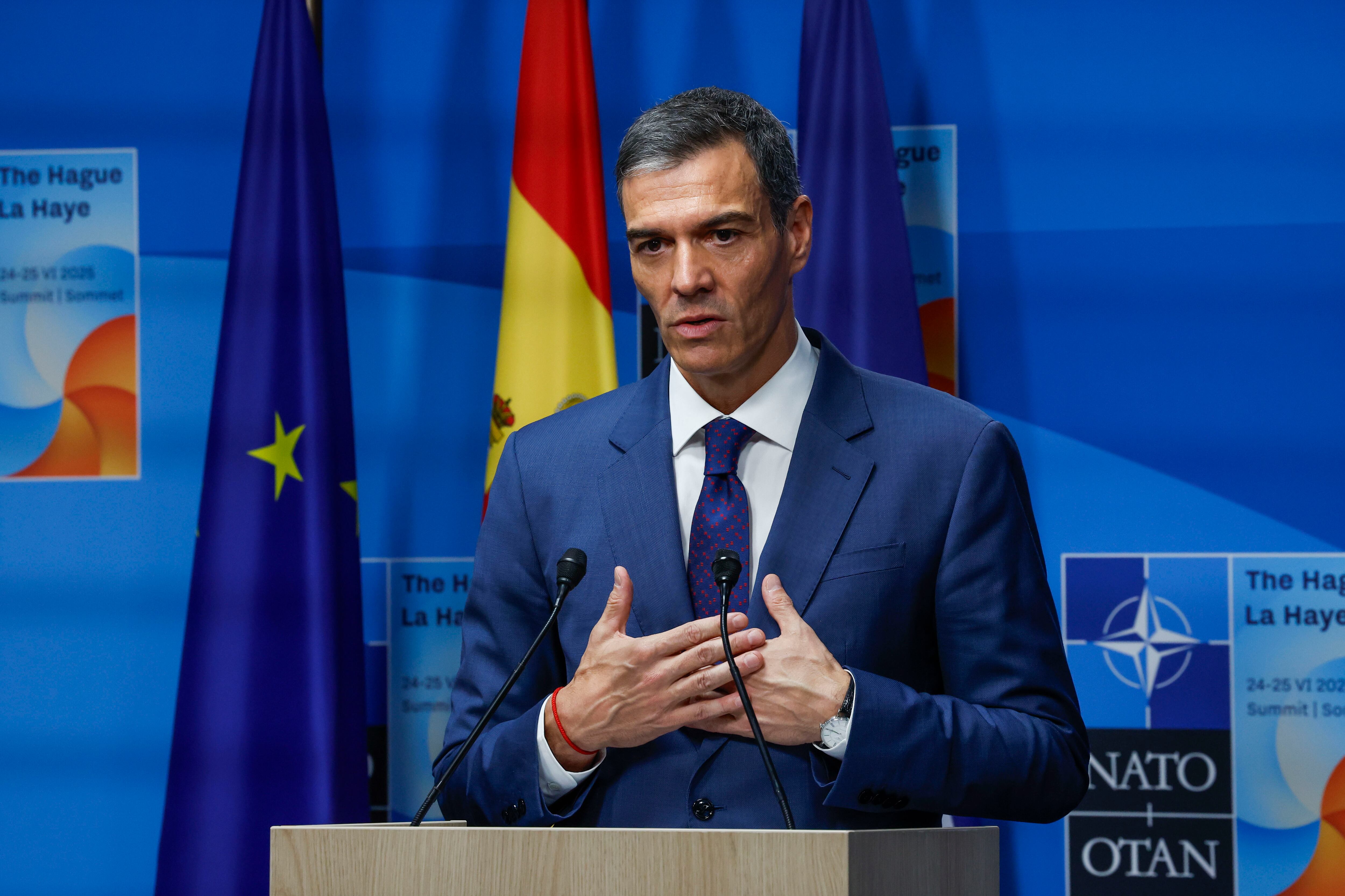 Pedro Sánchez reivindica ante Fatah la solución de dos Estados en momentos duros para los palestinos. EFE/J.J. Guillén