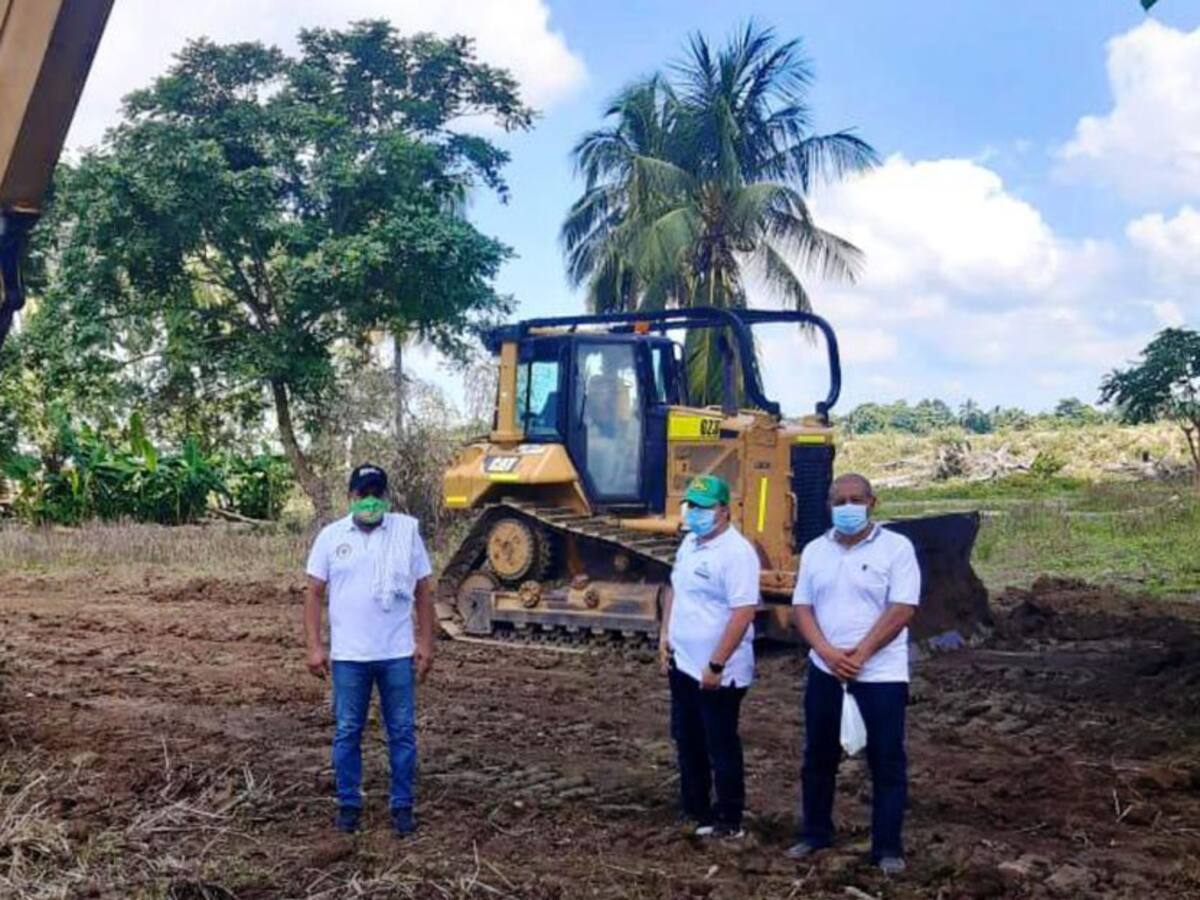 Avanzan trabajos contra inundaciones en el corregimiento Santa Pabla