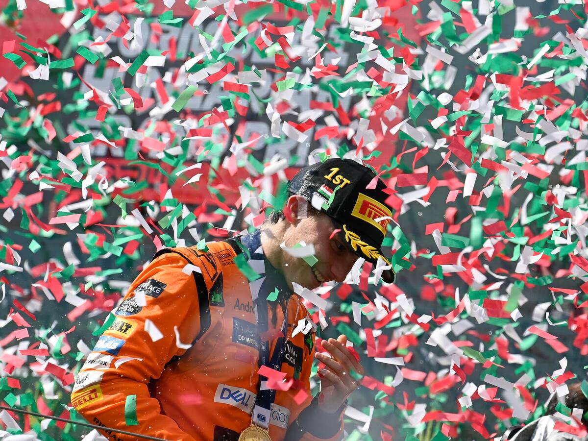 Piastri da la sorpresa en Hungría; Verstappen sigue líder, pero volvió a ceder terreno