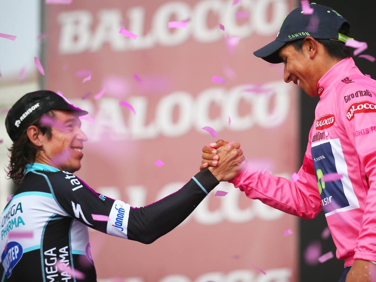 Los ciclistas que han ganado etapa en las tres grandes vueltas: hay 4 colombianos