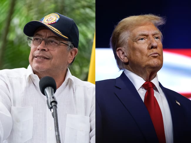 Gustavo Petro y Donald Trump | Fotos: GettyImages