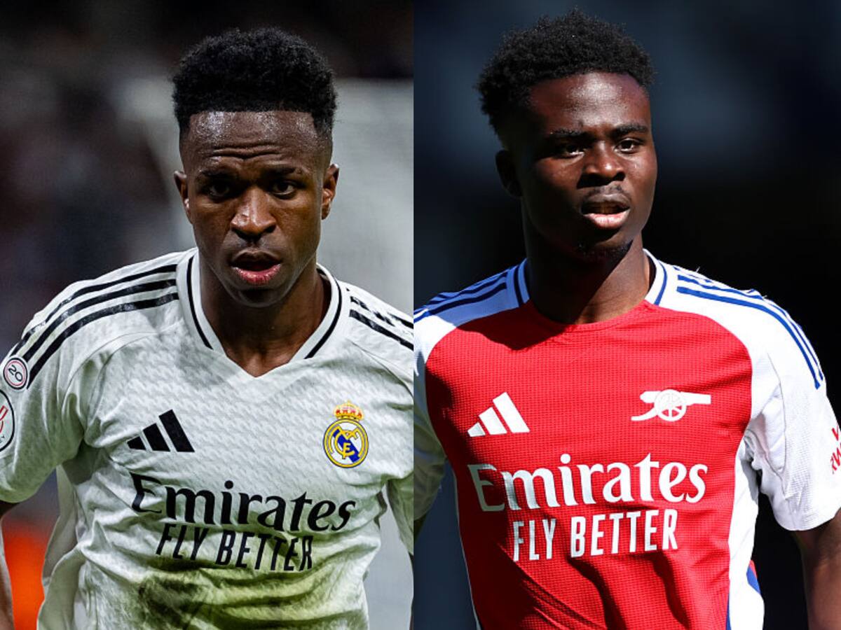 Vinícius Júnior vs. Bukayo Saka: duelo de velocidad y regate en Champions League