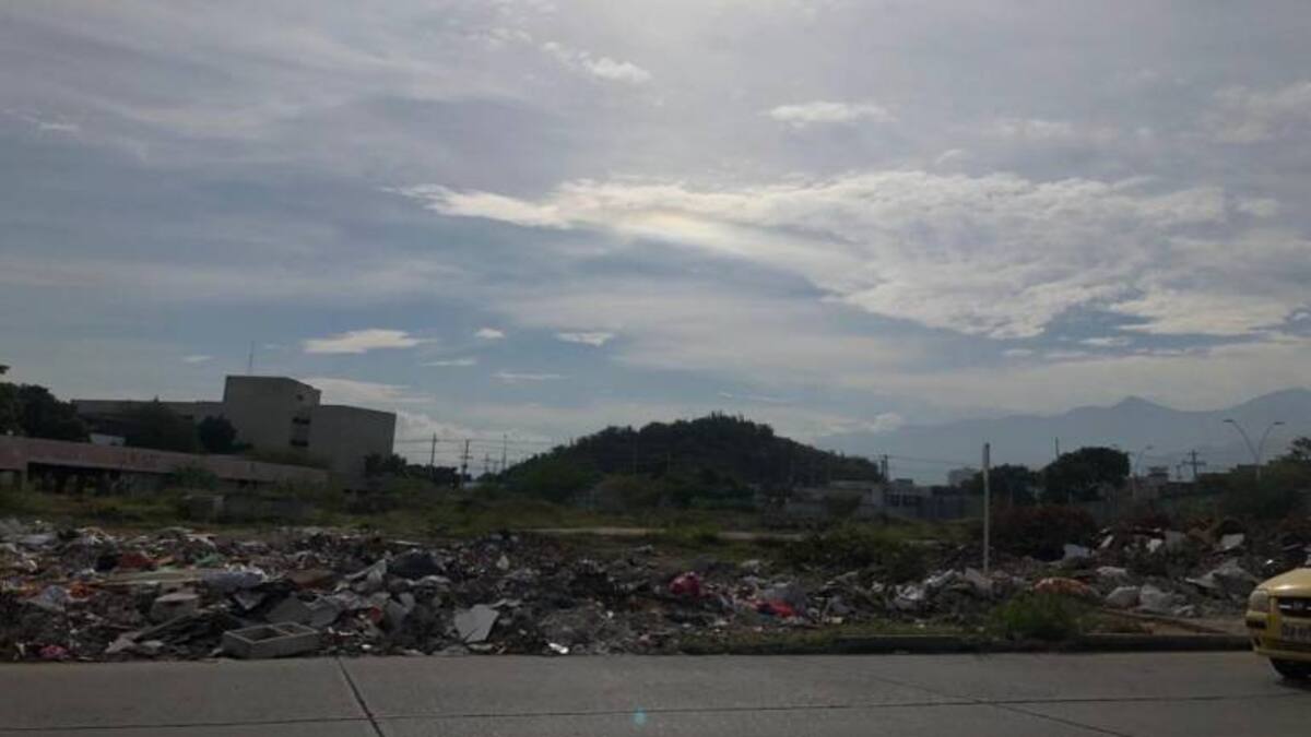 Rumbodromo de la 22, botadero de basura en el Centro de Santa Marta