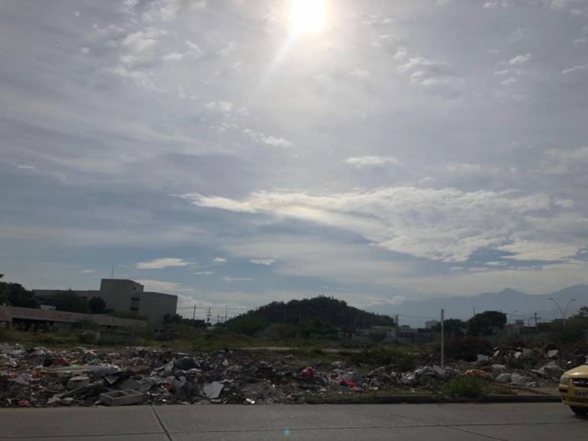 Rumbodromo de la 22, botadero de basura en el Centro de Santa Marta