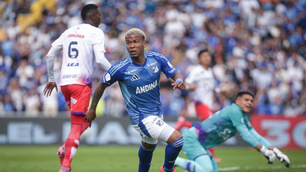 Beckham David Castro renueva la ilusión de Millonarios y termina invicto de Fortaleza: Resumen